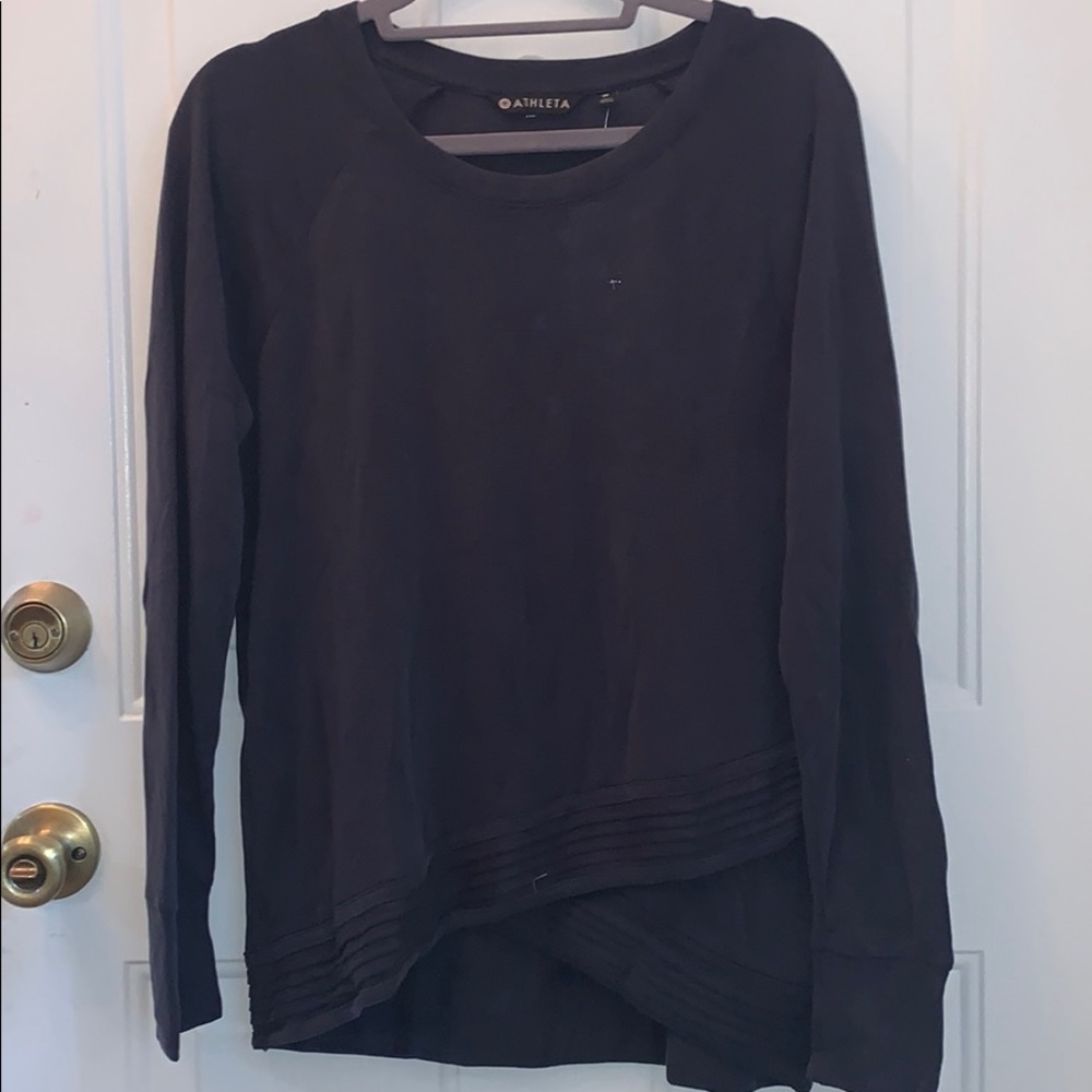 Athleta brand new criss cross sweatshirt. NWTS